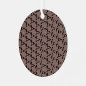 Steenbok Metalen Ornament (Voorkant links)