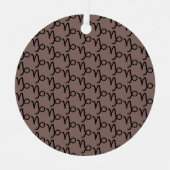 Steenbok Metalen Ornament (Voorkant)