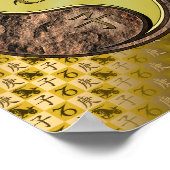 Steenbok & Metalen Rat Poster (Hoek)