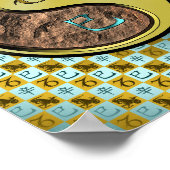 Steenbok & metalen slang poster (Hoek)