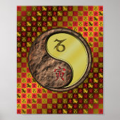 Steenbok & Metalen Tijger Poster (Voorkant)