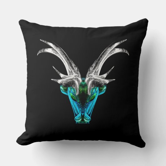 Steenbok – Minimalistische Zodiakale Sierkussen (Voorkant)