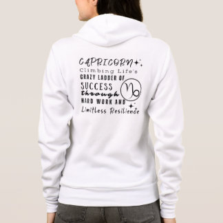 Steenbok Motivatie Quotes Zodiac teken Hoodie