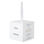 Steenbok Ornament (Achter hoekig)