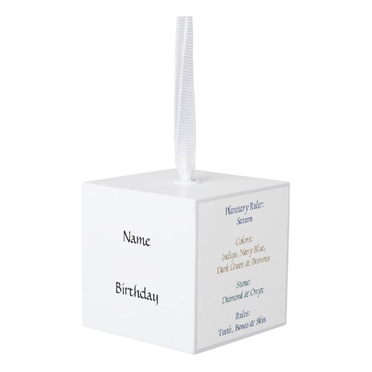 Steenbok Ornament (Achter hoekig)