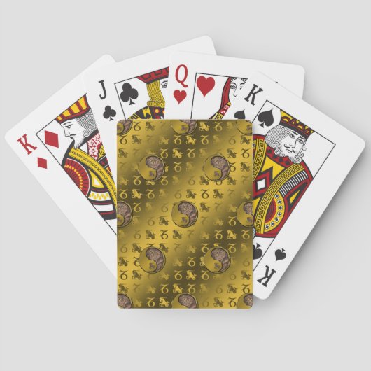 Steenbok Pokerkaarten (Achterkant)