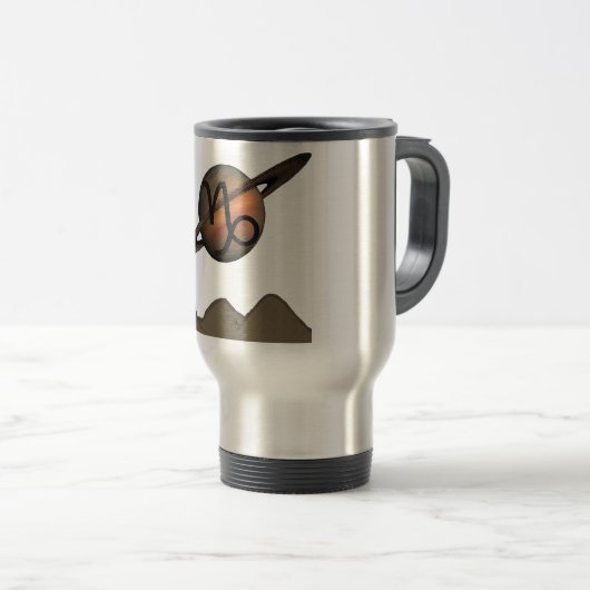 Steenbok Reisbeker (Voorkant rechts)