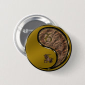 Steenbok Ronde Button 5,7 Cm (Voorkant /achterkant)