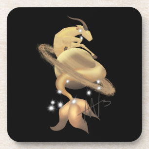 Steenbok Saturnus Zodiac Bier Onderzetter