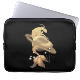 Steenbok Saturnus Zodiac Laptop Sleeve
