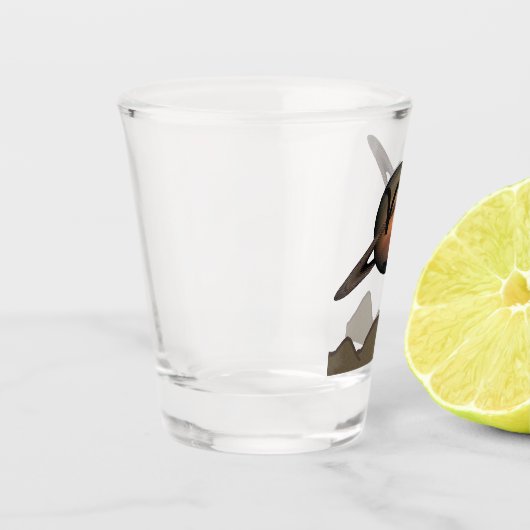 Steenbok Shot Glas (Links)