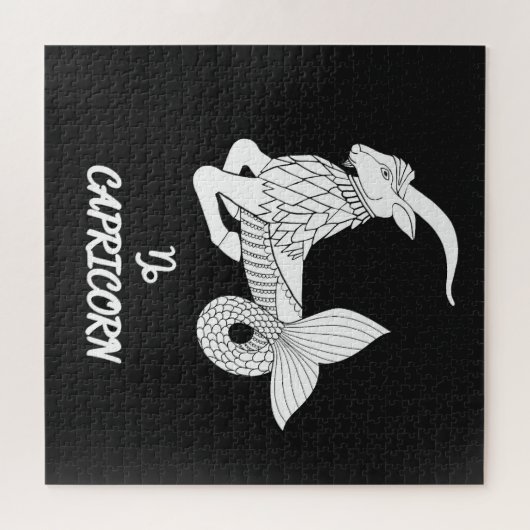 Steenbok Silhouet Legpuzzel (Horizontaal)