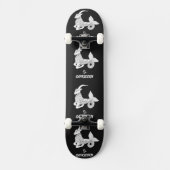 Steenbok Silhouet Persoonlijk Skateboard (Voorkant)