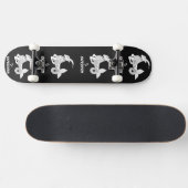 Steenbok Silhouet Persoonlijk Skateboard (Horizontaal)