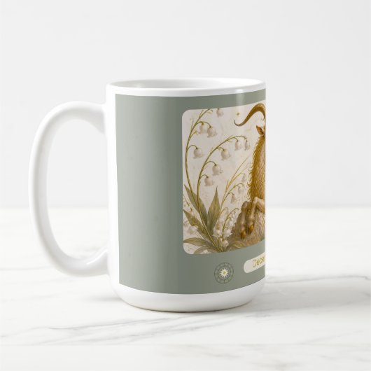 Steenbok Solomon's Seal Art Nouveau Mok (Links)