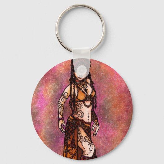 Steenbok Stam Buikdanser  Sleutelhanger (Voorkant)