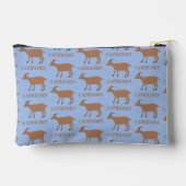 Steenbok Star Sign Geit Aangepaste naam Etui (Achterkant)