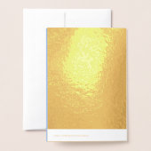 Steenbok Star Sign Geit Aangepaste Verjaardag Folie Kaarten (Met envelop)