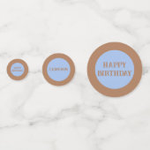 Steenbok Star Sign Geit Custom Confetti (Voorkanten)