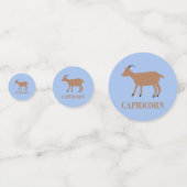 Steenbok Star Sign Geit Custom Confetti (Achterkanten)