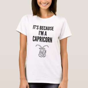 Steenbok sterrenbeeld, astrologie Verjaardag T-shirt