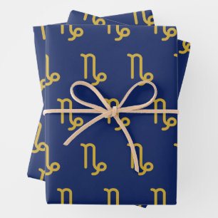 Steenbok sterrenbeeld astrologisch inpakpapier vel