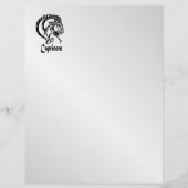 Steenbok Sterrenbeeld en Symbool Zilver (Voorkant)