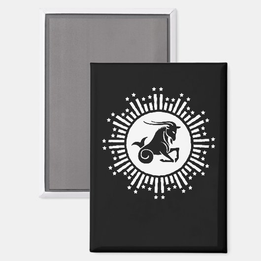 Steenbok Sterrenbeeld Geit Kosmisch Sterrenstelsel Magneet (Voorkant / Achterkant)