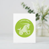 Steenbok, Sterrenbeeld, Horoscoop, Astrologie Briefkaart (Staand voorkant)