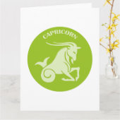 Steenbok, sterrenbeeld, horoscoop, astrologie kaart (Gele Bloem)