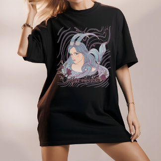 Steenbok sterrenbeeld, januari Astrologie Esthetis T-shirt