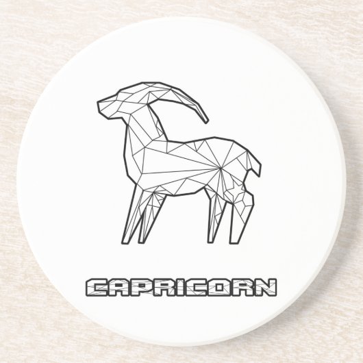 Steenbok Sterrenbeeld Onderzetter (Voorkant)