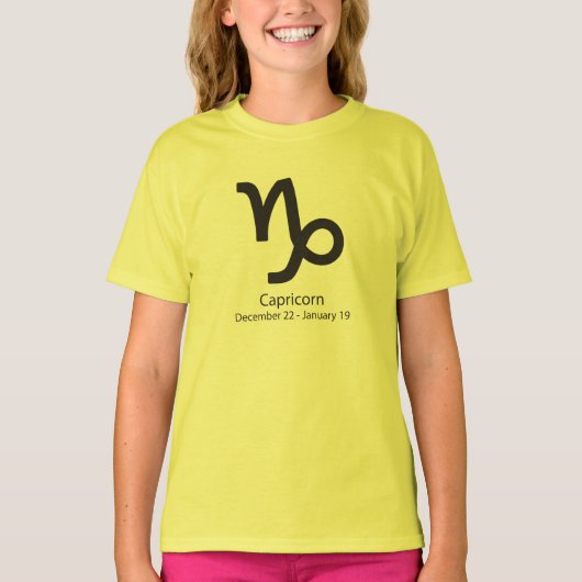 Steenbok sterrenbeeld t-shirt (Voorkant)