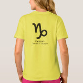 Steenbok sterrenbeeld t-shirt (Achterkant)