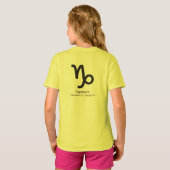 Steenbok sterrenbeeld t-shirt (Achterkant volledig)