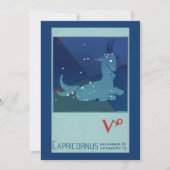 Steenbok sterrenbeeld, Vintage Zodiac, Astrologie (Voorkant)