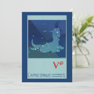 Steenbok sterrenbeeld, Vintage Zodiac, Astrologie