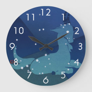 Steenbok sterrenbeeld, Vintage Zodiac, Astrologie Grote Klok