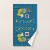 Steenbok sterrenbeeld Zee Geit zodiac star Bad Handdoek (Handdoek)