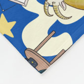 Steenbok sterrenbeeld Zee Geit zodiac star Fleece Deken (Hoek)