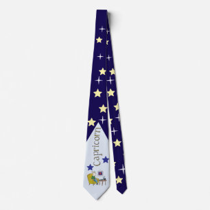 Steenbok sterrenbeeld Zee Geit zodiac star Stropdas