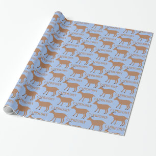 Steenbok Sterrenteken Geit Patroon Cadeaupapier