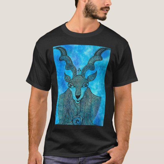 Steenbok Symbool door MYArCC T-shirt (Voorkant)