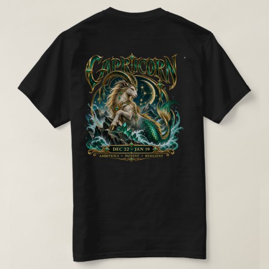 Steenbok T-shirt (Design achterkant)