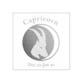 Steenbok Teken Thunder_Cove Rubberstempel (Afrduk)