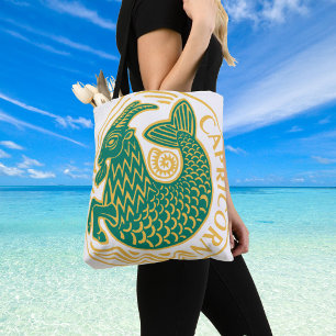  Steenbok Teken van de Dierenriem op een Tote Bag