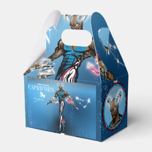 Steenbok Thema Feest Favor Doos Bedankdoosjes (Voorkant Zijde)