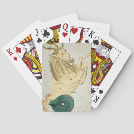 Steenbok, tiende astrologisch sterrenbeeld pokerkaarten