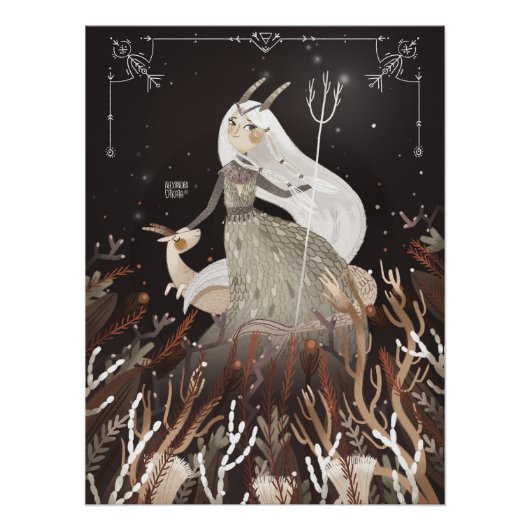 Steenbok van Alexandra Dikaia Perfect Poster (Voorkant)