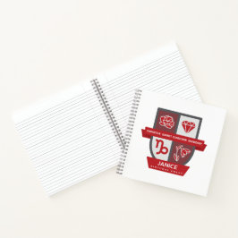 Steenbok Verjaardag Crest™ voor 1-19 januari Notitieboek